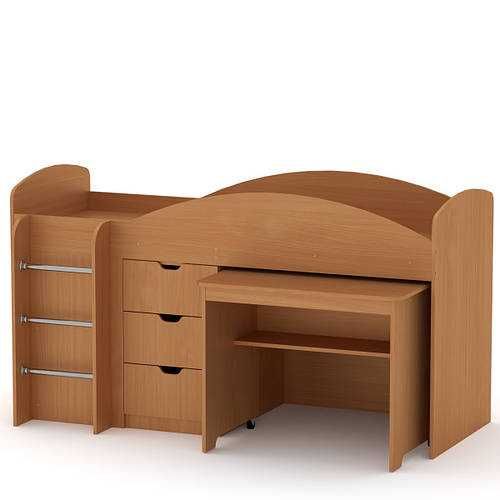 Дитяче ліжко Універсал з висувними ящиками, шафою та столом
