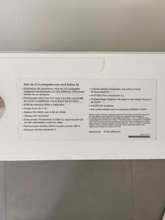 iMac 5i 21" 2019