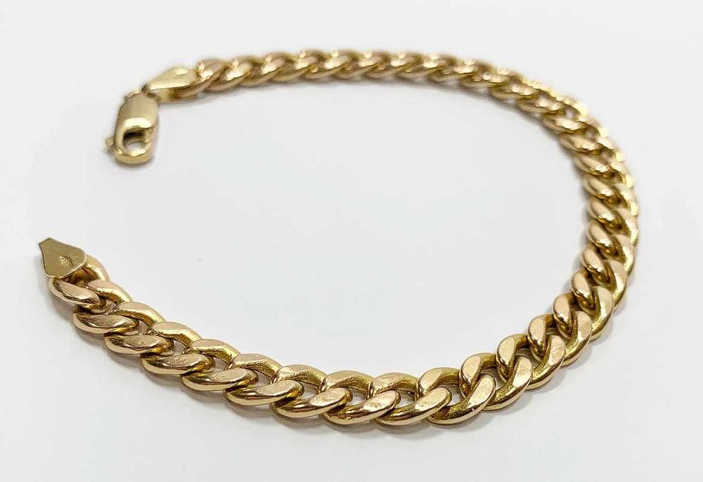 Złota bransoleta  585 - 9,33 G - 19 CM