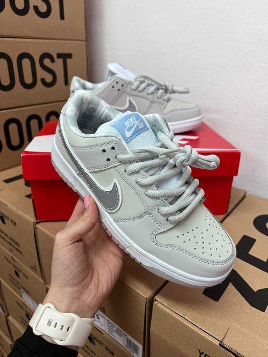 Женские кроссовки Nike Dunk SB lobster / Найк СБ данки серые 37 38 39