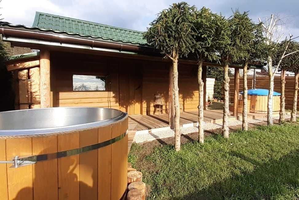Biały domek na Mazurach - Zielony Łączyk BANIA SAUNA