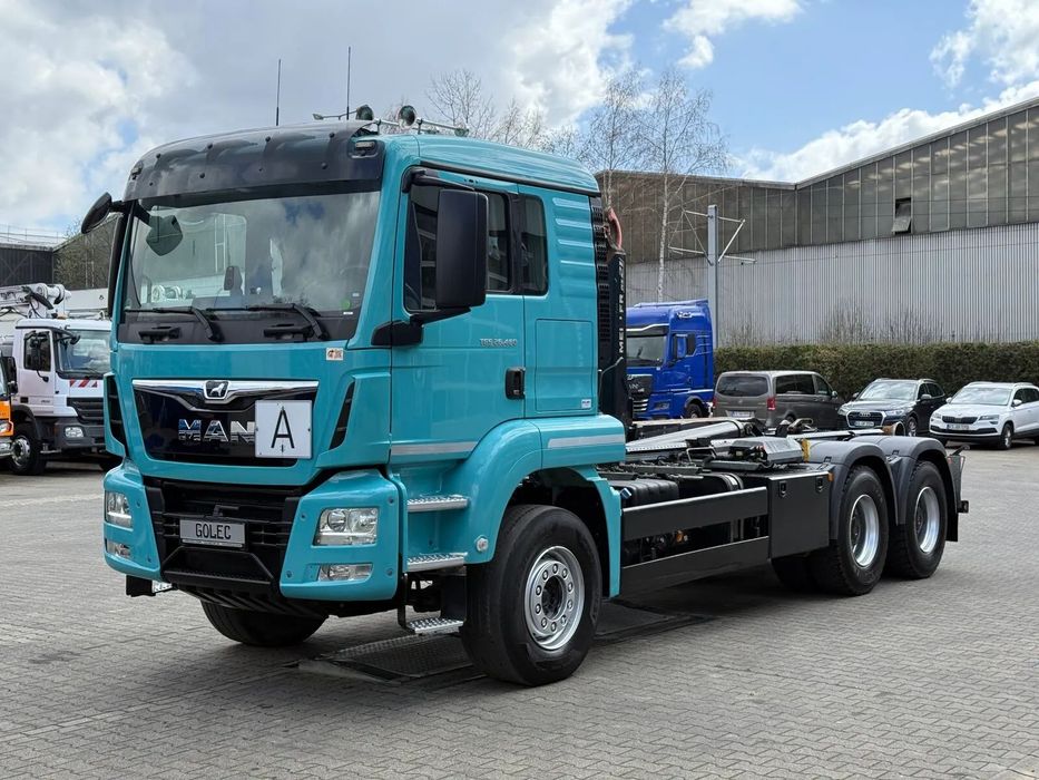 MAN TGS 26.460 6x4 BB HAKOWIEC MEILLER RS 21.65  | PERFECT | Z Niemiec | Zadbany | 1 wł | Gotowy do pracy |