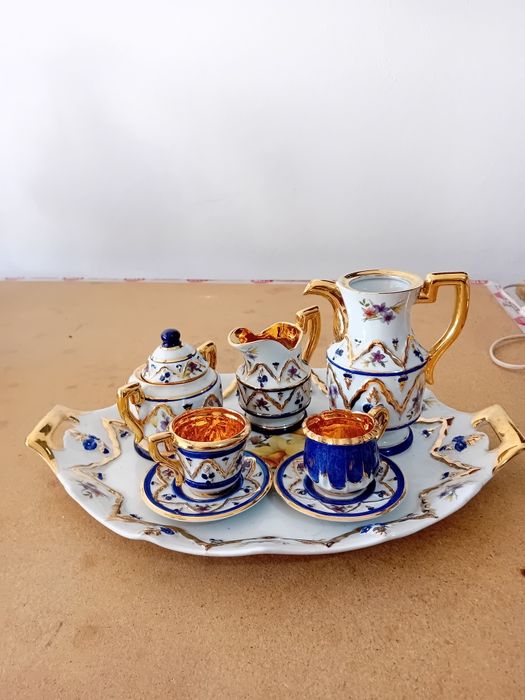 Loiça procelana pintada à mão Myrtus