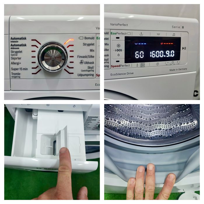 Комплект пральна і сушильна машини Bosch Serie 8 Exclusive I-Dos WiFi