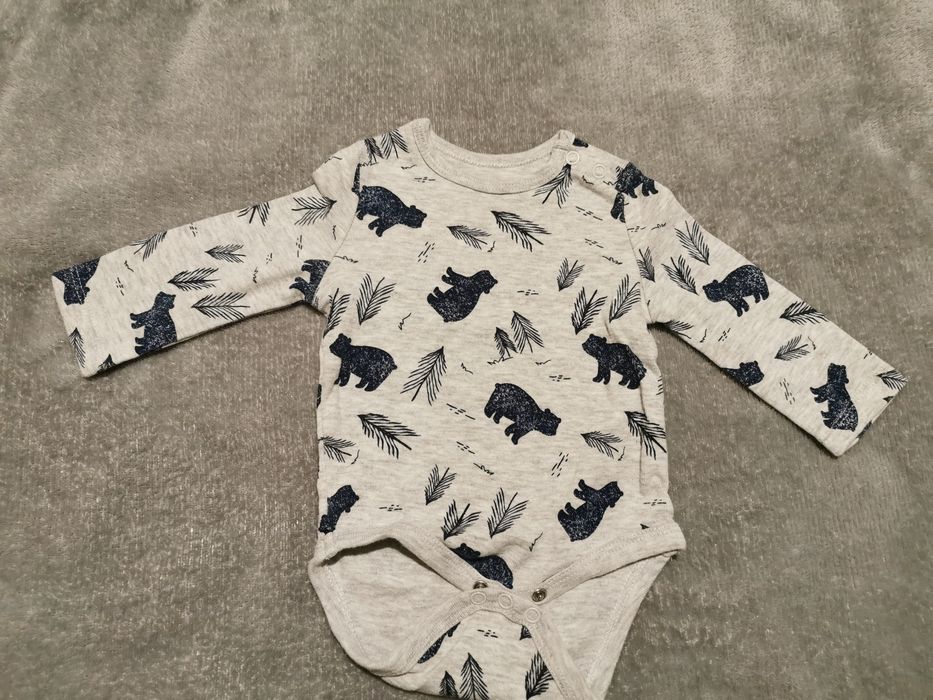 Zestaw bodów 1x So Cute bawełna organiczna 1x Benetton 1x Family Conce