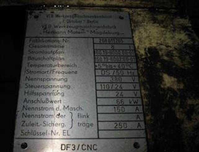 Obrabiarka Automat DF3 Sinumerik CNC