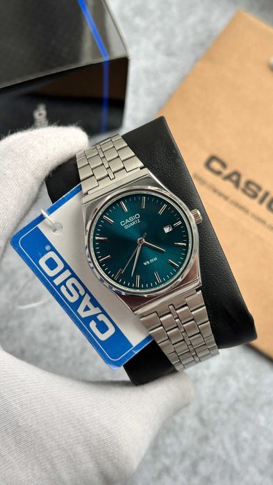 Годинник Casio MTP-VC01 Silver/Blue | Часы касио B-145 | касыо A159 AQ
