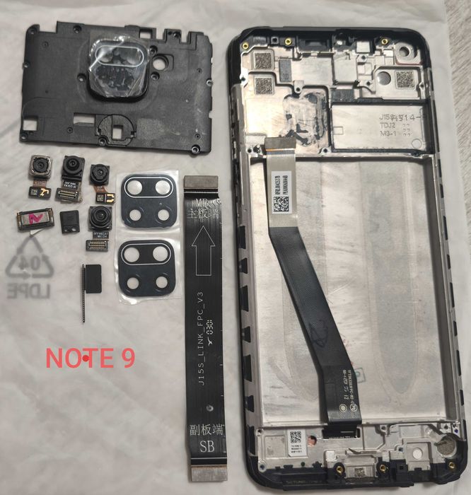 Xiaomi redmi note 9  note 9 pro запчастини
