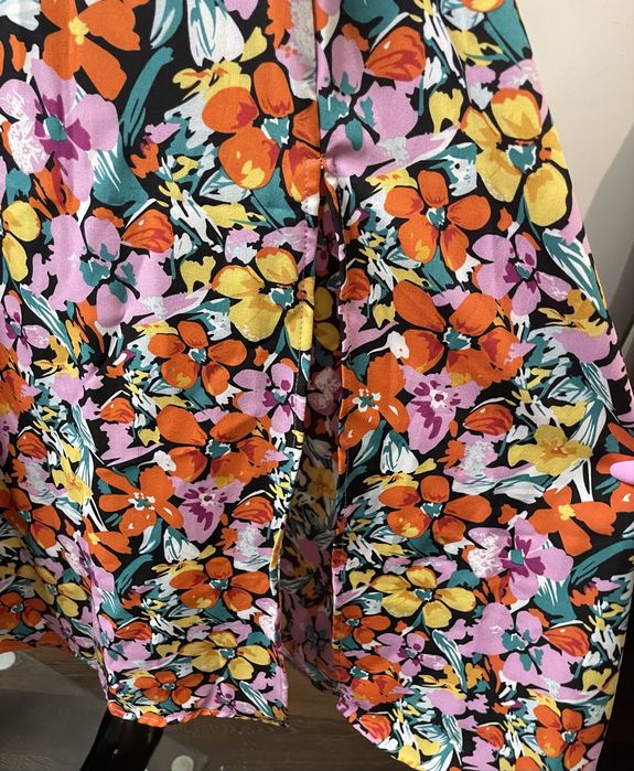 Sukienka maxi w kwiatki
