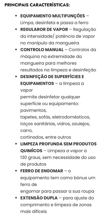 Vendo maquina de limpeza Aspiretta Titano