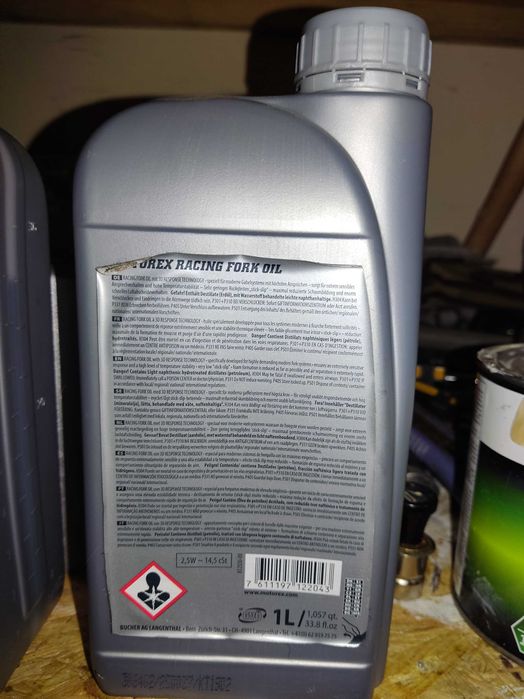 Масло для мото вилки fork oil racing motorex 2.5w
