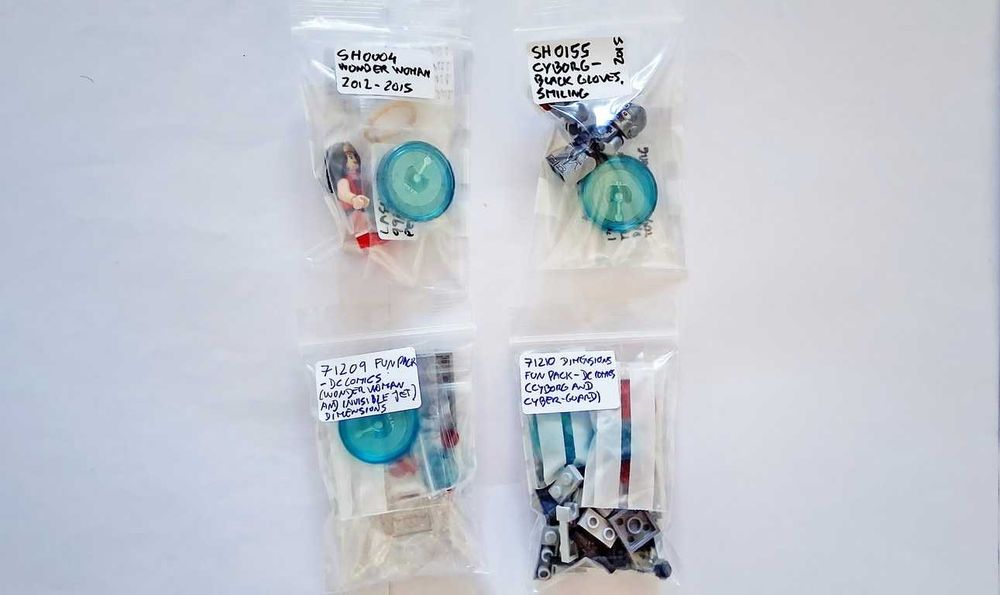 Lego Super Heroes Marvel DC Batman Movie Lote Minifiguras novas montadas
