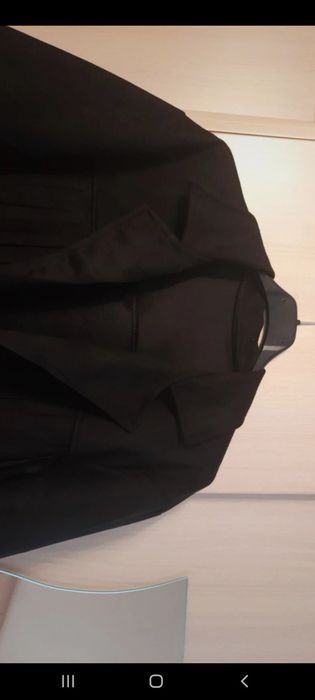 Kurteczka ramoneska z frędzlami czarna s/m/L