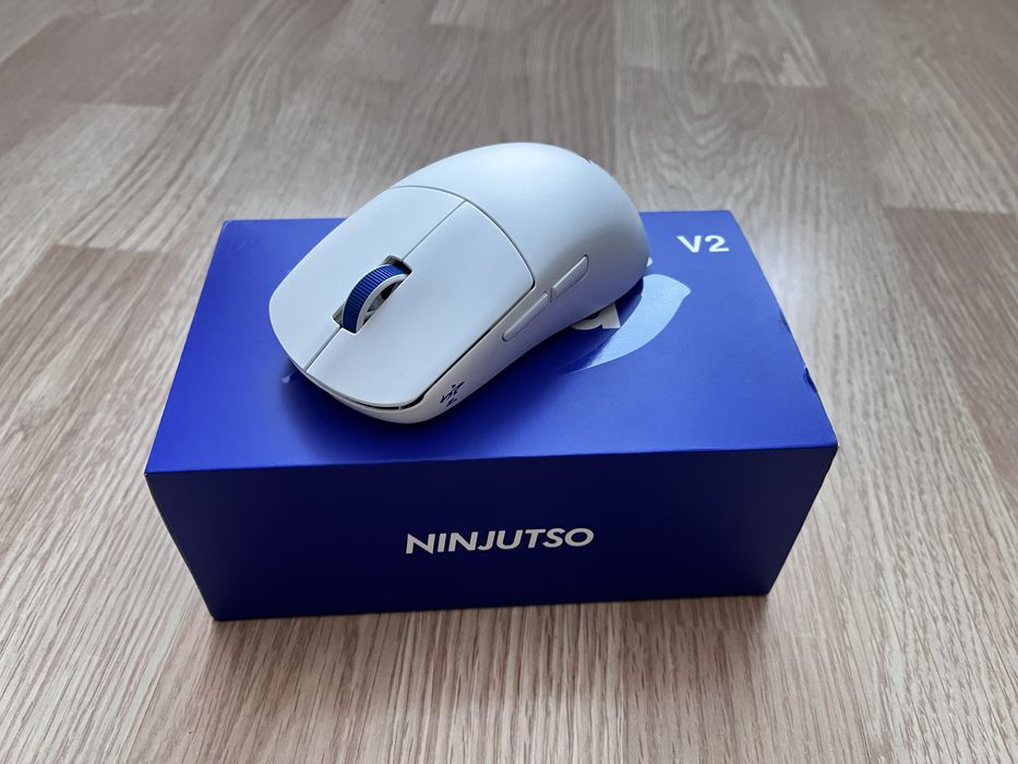 Ігрова миша Ninjutso Sora v2 White + 8K Dongle