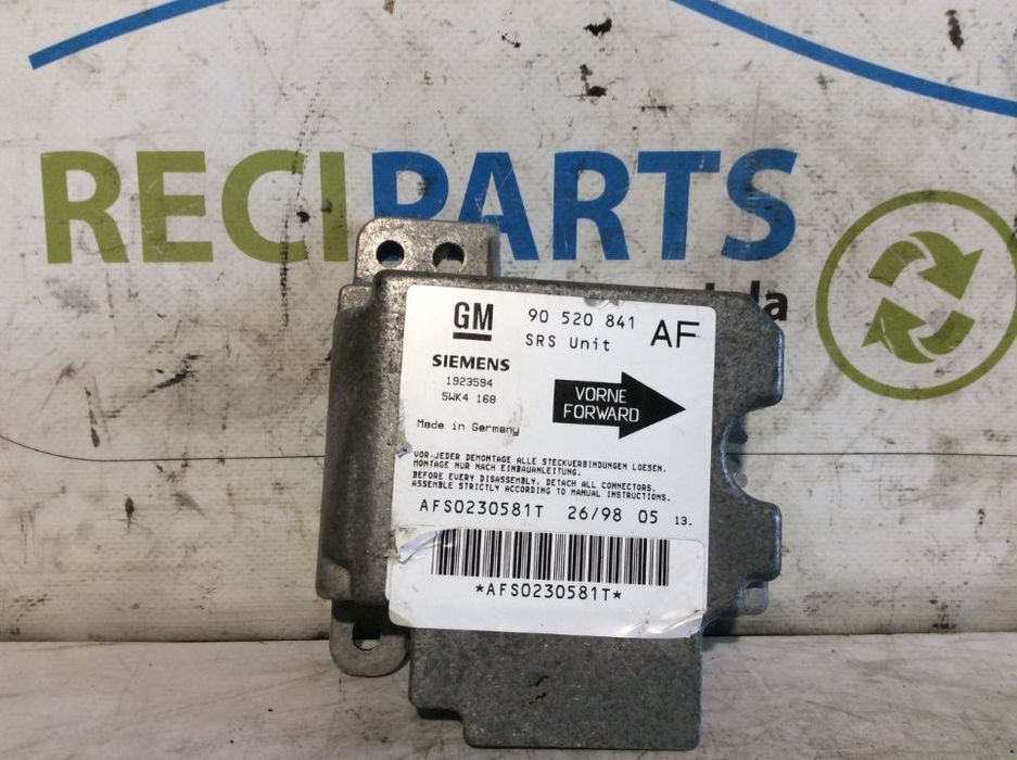 Centralina de airbag Opel Astra G