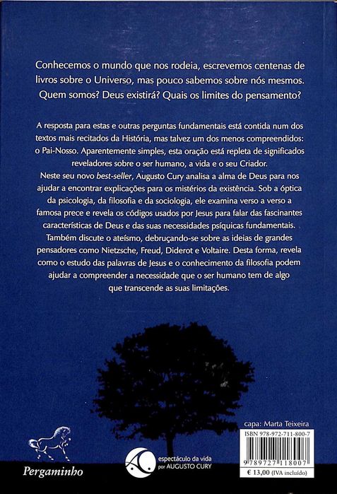 "Os Segredos do Pai-Nosso: A Solidão de Deus" de Augusto Cury [Novo]