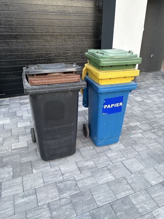 pojemniki na odpady 120 l i 240 l – komplet