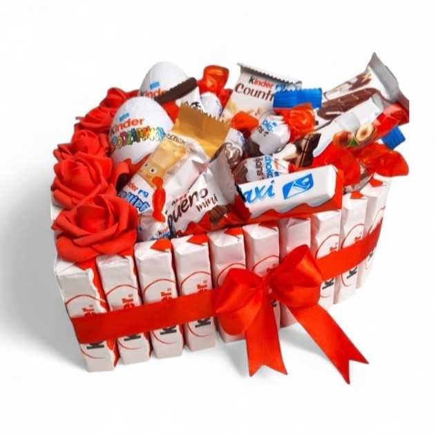 Duży box dla kobiety zestaw prezentowy na urodziny imieniny 20cm