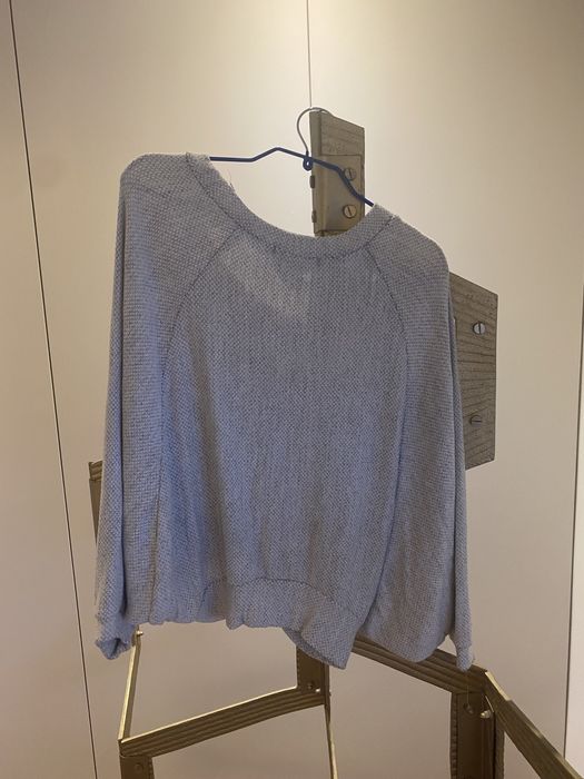 Camisola Larga Cinzenta