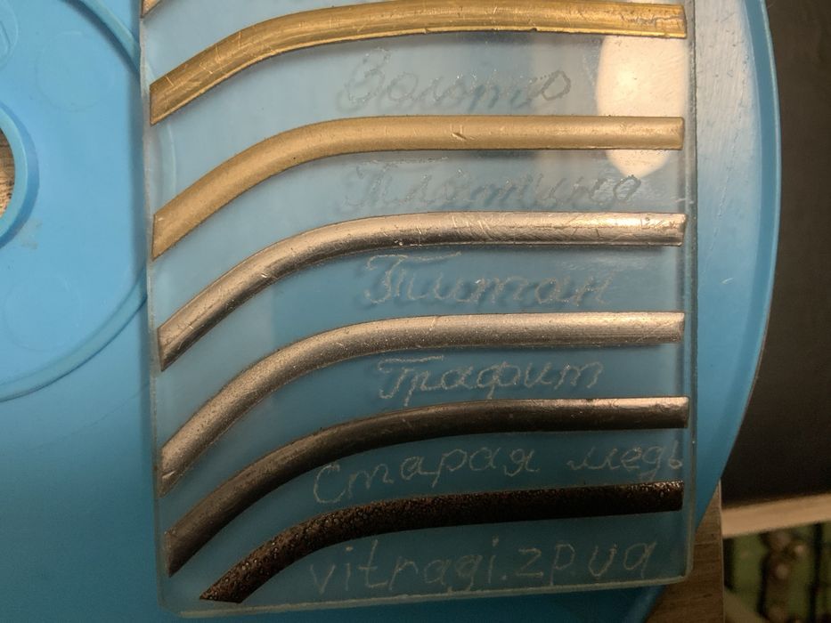 Витражная свинцовая лента 4,5 мм титан