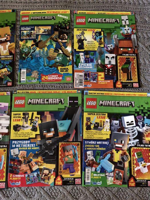 Zestaw Minecraft gazetki komiks