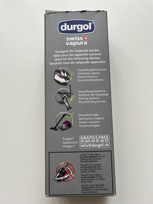Durgol swiss vapura засіб для видалення накипу