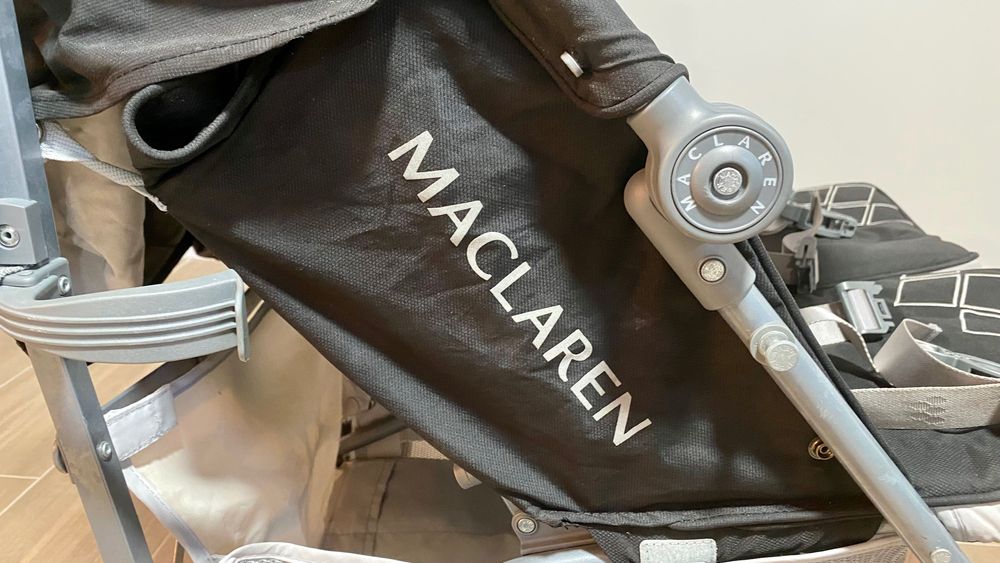 Maclaren Twin Techno carrinho duplo preto