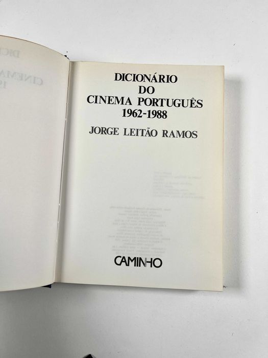 Dicionário do Cinema Português 1962/1988 Jorge Leitão Ramos 1989