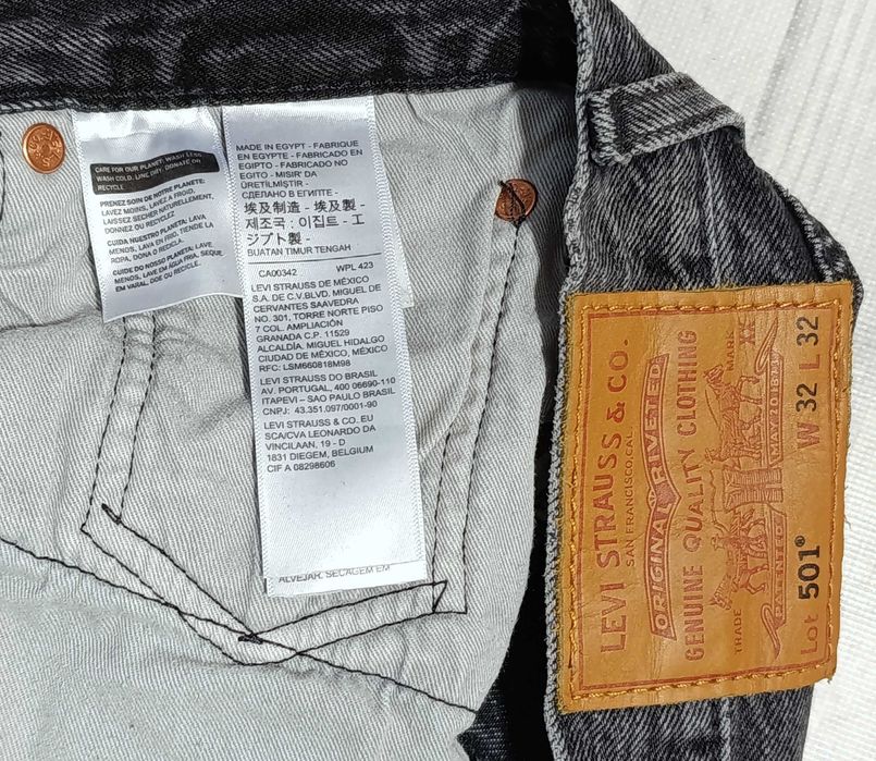 Jeansy Levis 501 W32 L32