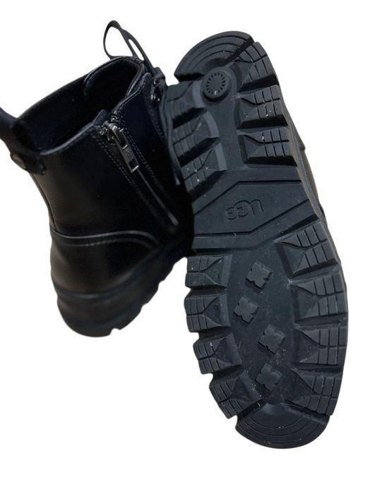 UGG botki trapery glany 37 38 skóra nat. cyberpunk gothic black 800 PL