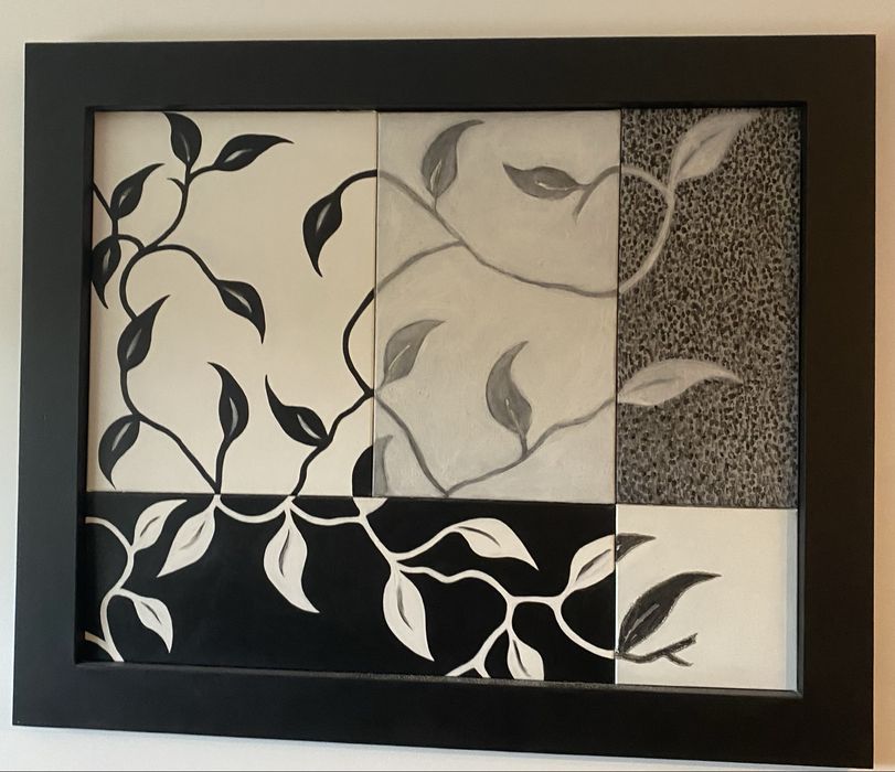 O feijoeiro que vai crescendo de tela em tela