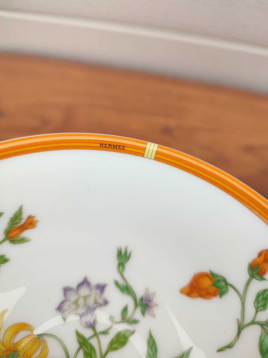 Porcelanowe miski HERMES Paris - Zestaw 2 sztuk - Ekskluzywne - Q