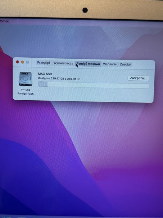 Apple Macbook Air 2017r 256gb!