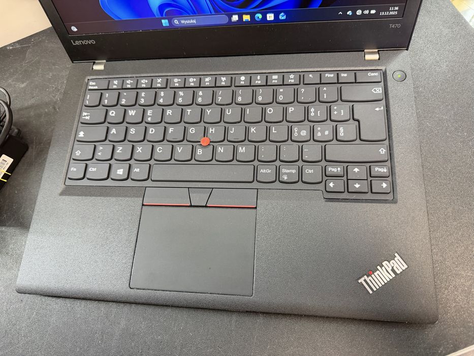 Laptop biznesowy Lenovo ThinkPad T470, 16GB, 512GB, i5 + zasilacz