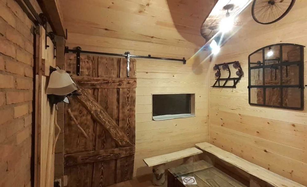 Biały domek na Mazurach - Zielony Łączyk BANIA SAUNA