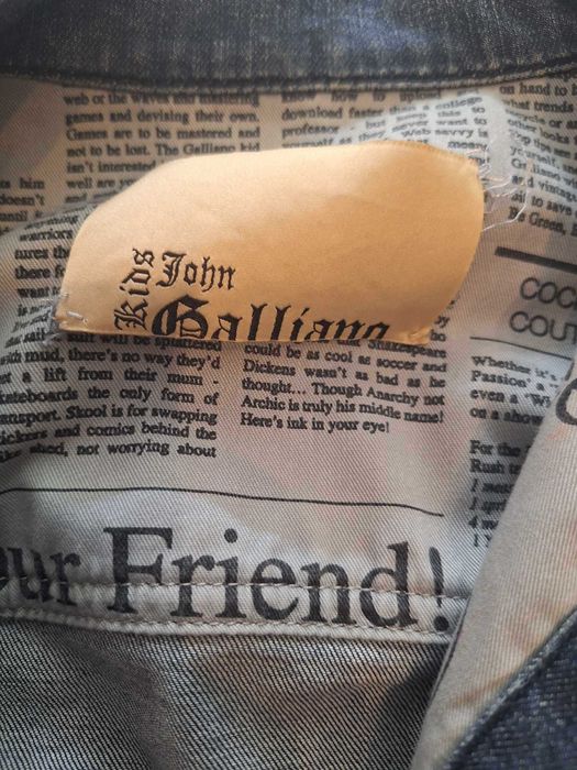 Kurtka jeansowa John Galliano