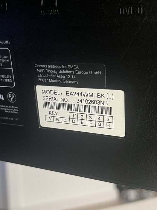Monitor NEC 24' l240um