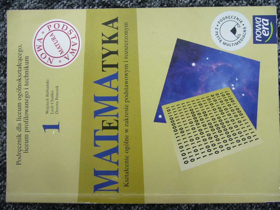 Matematyka 1 nowa era - Babiański, Chańko, Czarnowska, Ponczek