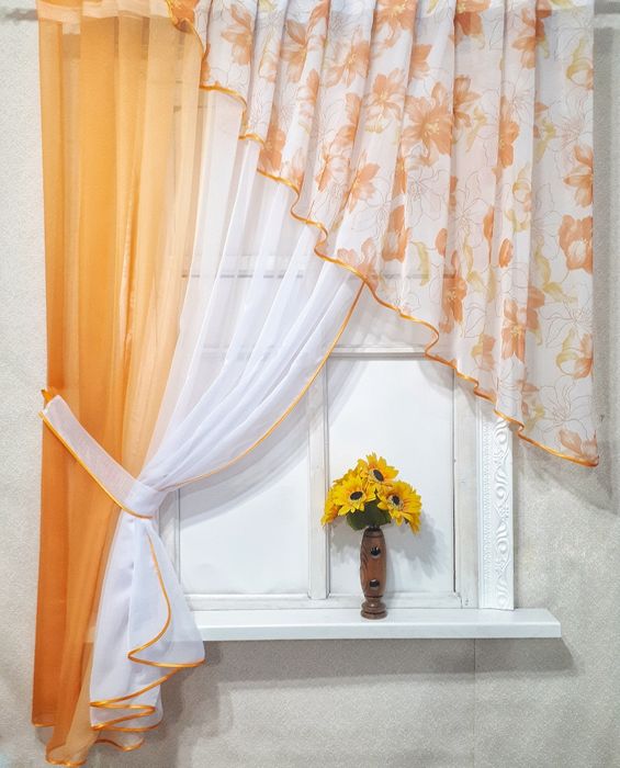 Тюль на кухню (різні кольори))