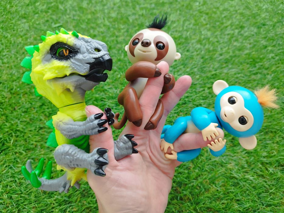 Conjunto 3 Fingerlings - bonecos interativos