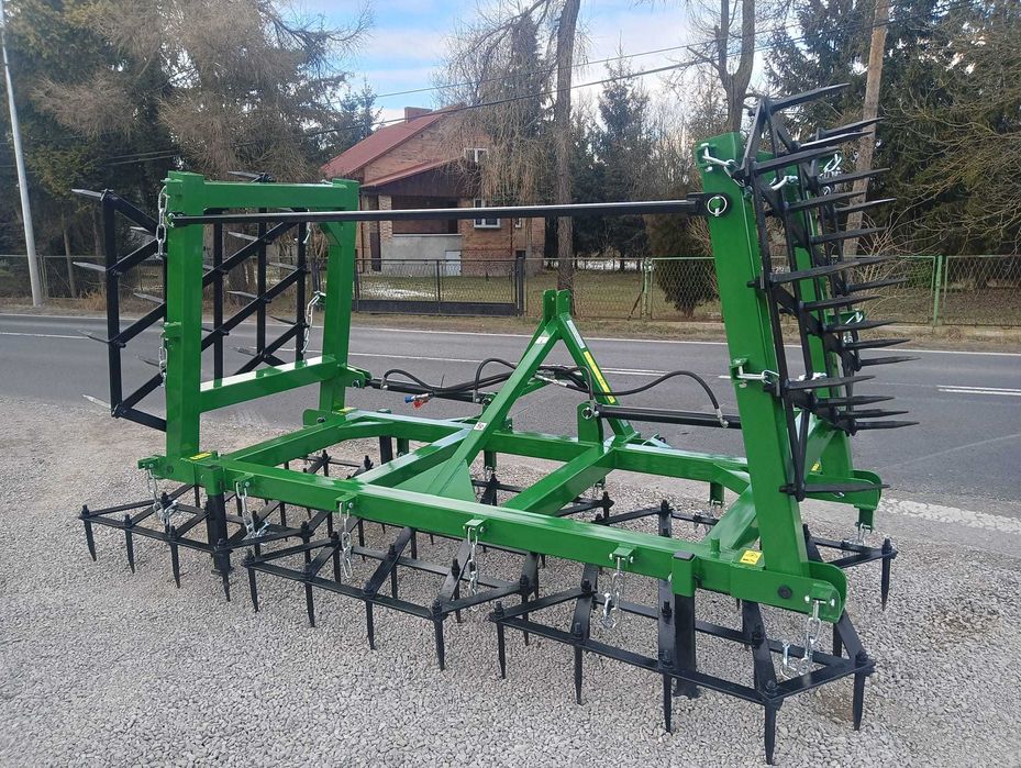 BRONY POLOWE hydrauliczne 2 siłowniki 5 pól ząb 20 ROLEX solidna rama