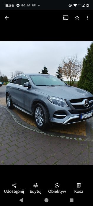 Sprzedam Mercedes GLE 350D  4MATIC Rok 2015/2016 cena Brutto