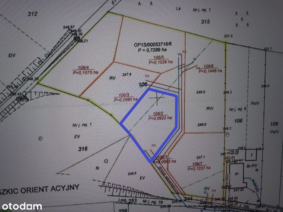 Działka na sprzedaż 0,922 ha w urokliwej okolicy