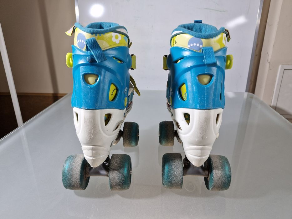 Wrotki Polly Pocket Rozmiar 30-33 z Regulacją Rozmiaru