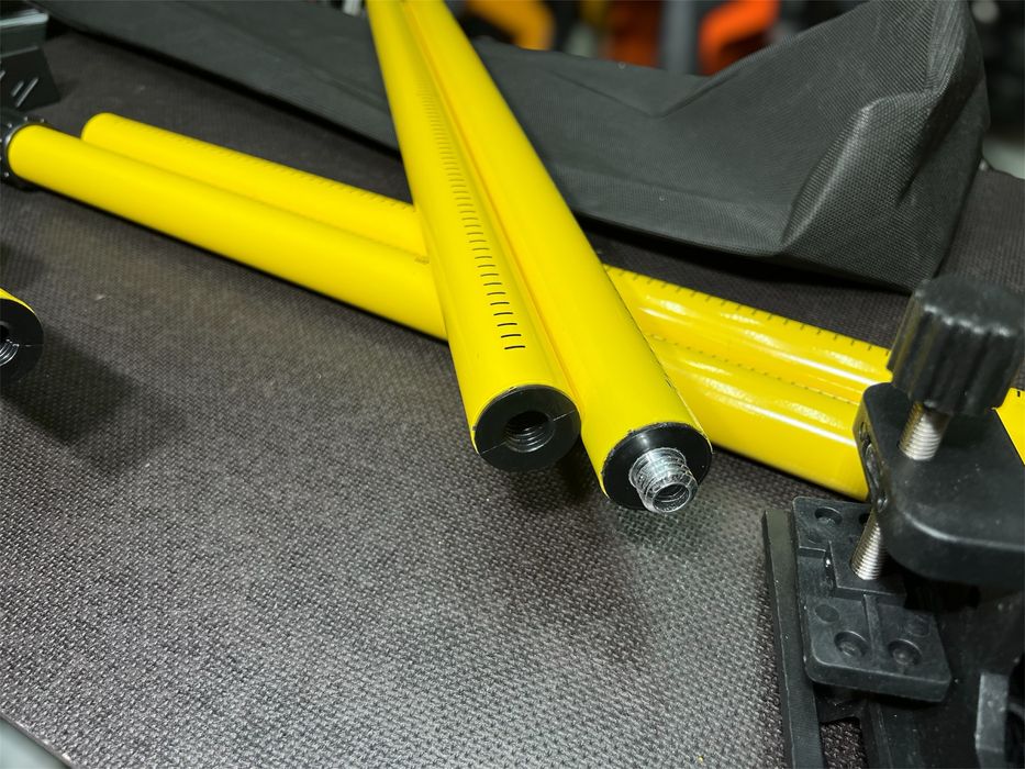 Распорная штанга со штативом Huepar 3.7 м + микролифт 1/4" и 5/8"