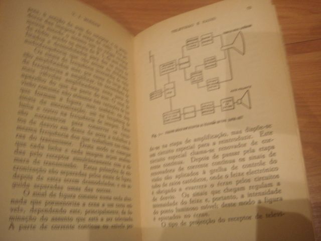 livro antigo radio e televisao