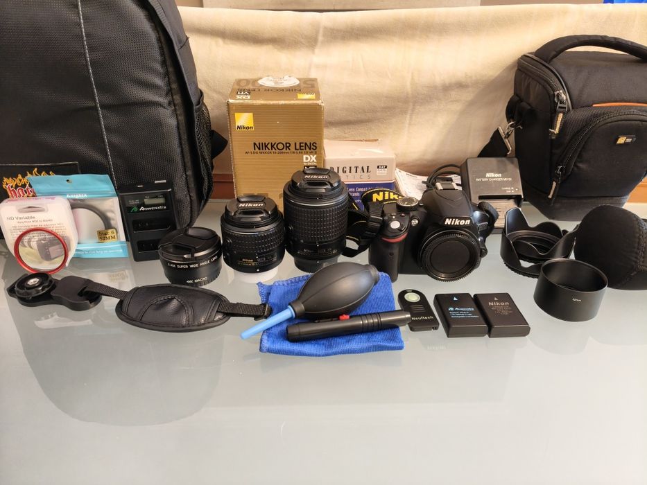 Nikon D3200 kit completo
