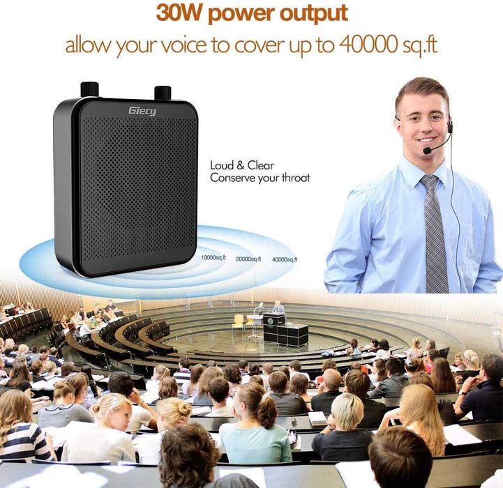 Wzmacniacz głosu Giecy 30 W