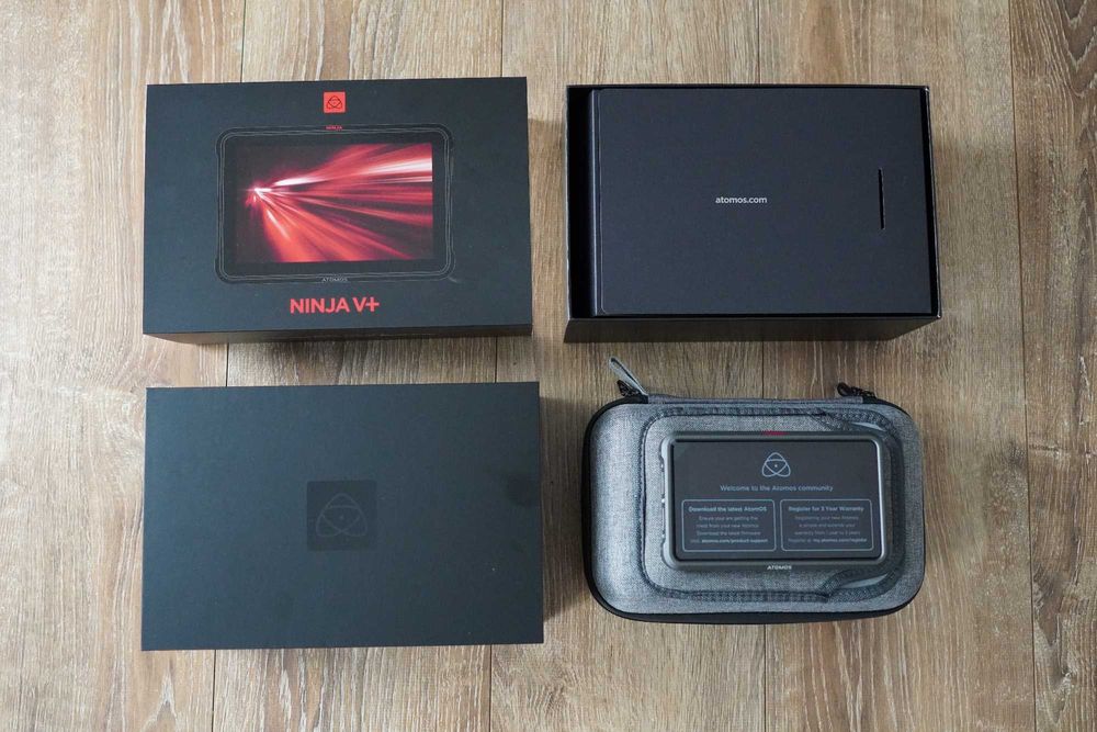 Rekorder Atomos Ninja V+ (8K, RAW // stan jak nowy, folia na ekranie)