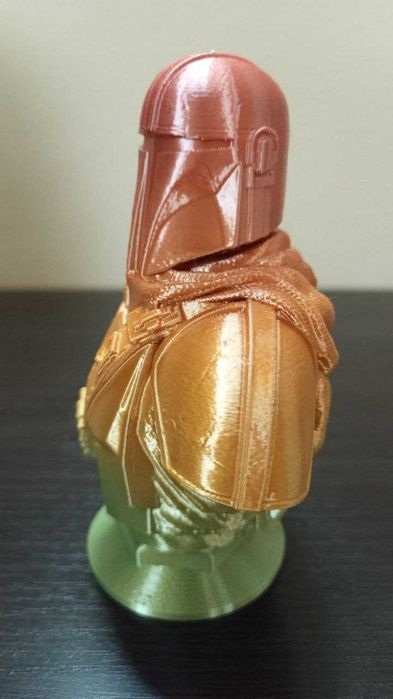 Figurka 3D popiersie MANDALORIAN - STAR WARS !!!